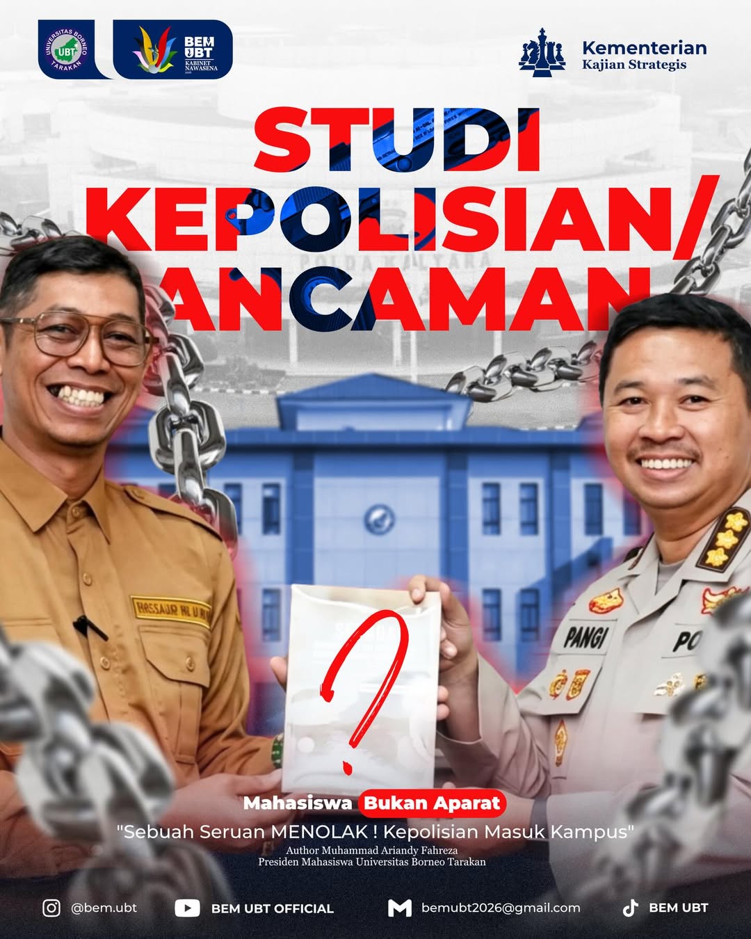 📢 𝐒𝐓𝐔𝐃𝐈 𝐊𝐄𝐏𝐎𝐋𝐈𝐒𝐈𝐀𝐍 - 𝐀𝐍𝐂𝐀𝐌𝐀𝐍 📢Halo, Nawaksi UBT! ✨Kampus adalah ruang ak