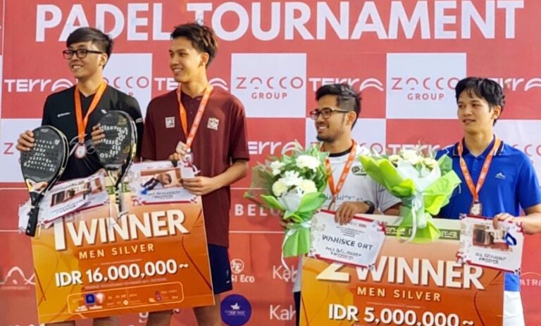 Dyvac Akbar Fiqrillah Juara 1 Padel