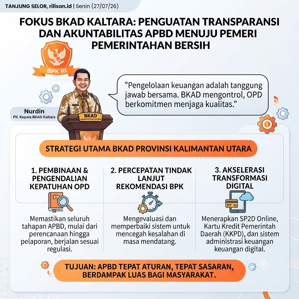 Transparansi Jadi Kunci BKAD Kaltara