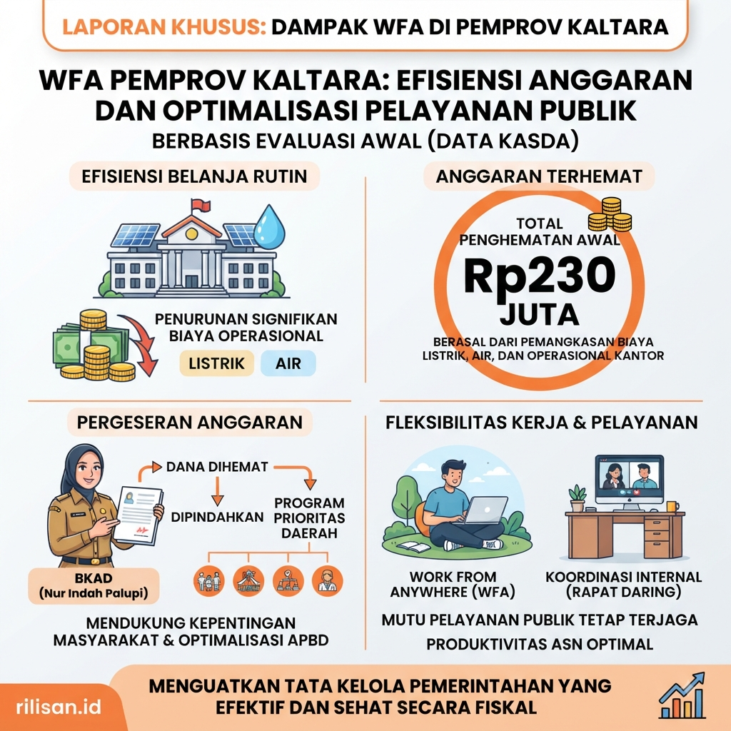 WFA Pemprov Kaltara Dinilai Efektif
